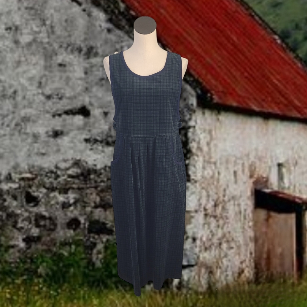Vintage Plaid Penifore Dress